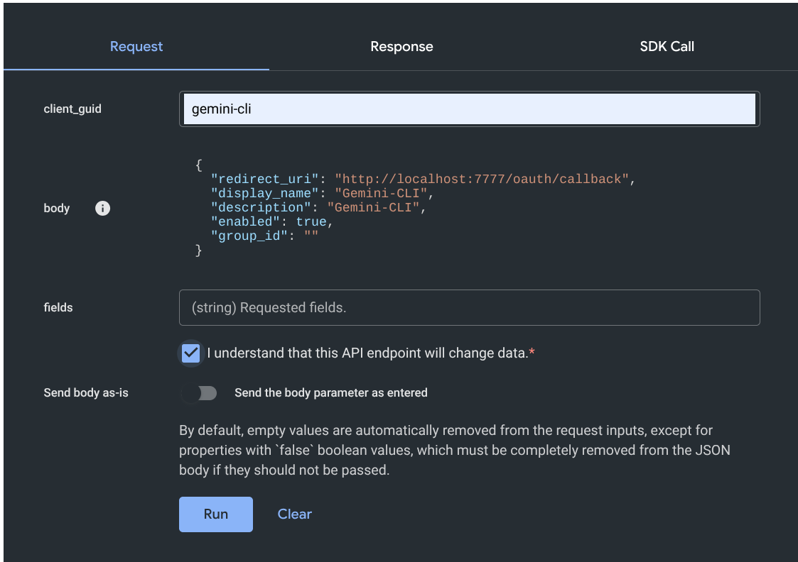 OAuth Registration